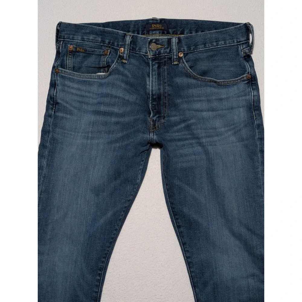 Polo Ralph Lauren Sullivan Slim Jeans Mens 32x31 Blue Stretch Denim‎